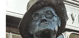 James Joyce statue