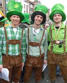 All nationalities celebrate St Patrick's Day