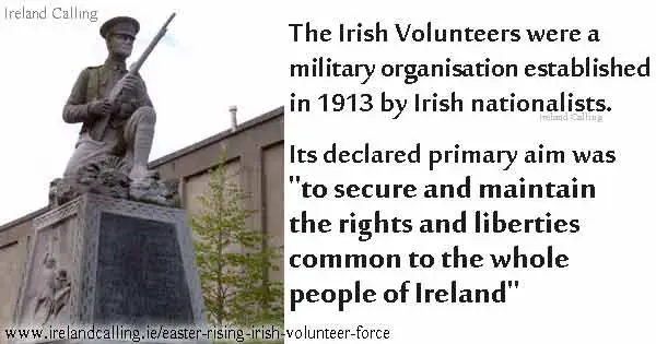 Irish Volunteer Force. Image copyright Ireland Calling
