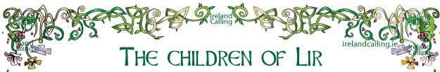 The Children of Lir. Irish fairy story. Image copyright Ireland Calling