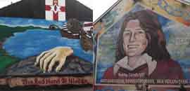 Shankill Road and Falls Road murals