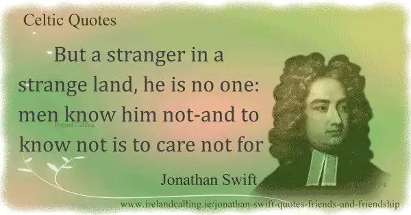 Jonathan Swift quote. Image copyright Ireland Calling