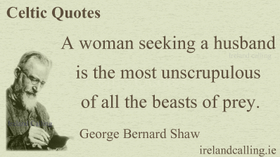 Illustration of George Bernard Shaw quote. Image copyright Ireland Calling