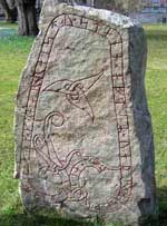 Runestone from Uppsala, Sweden