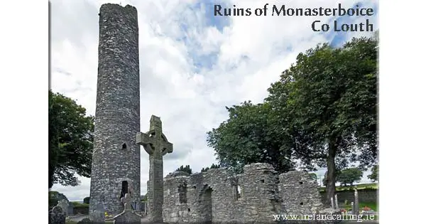 Ruins of Monasterboice. Photo copyright Kevin King CC2