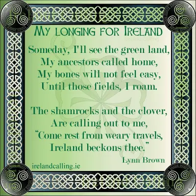 My Longing for Ireland. Lynn Brown