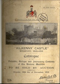 Auction catalogue for Kilkenny Castle