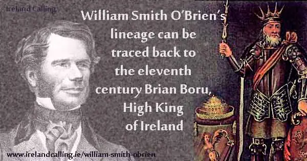 William Smith O'Brien. Image copyright Ireland Calling