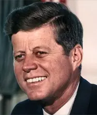 US President John F. Kennedy