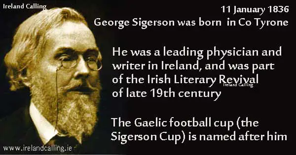 George Sigerson Image copyright Ireland Calling