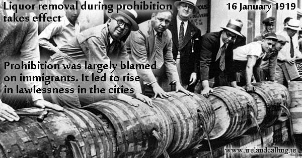 1_16_1919_prohibition Image copyright Ireland Calling