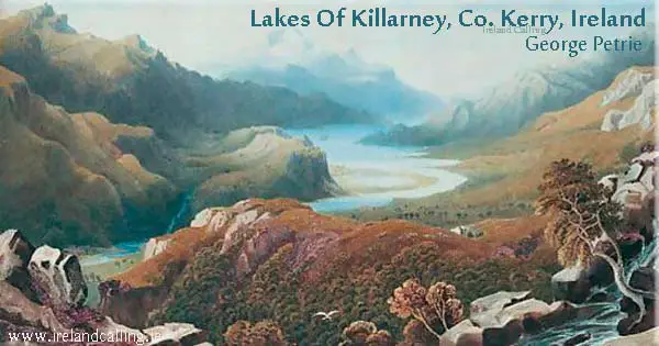 Lakes Of Killarney, Co. Kerry, Ireland by George Petrie 