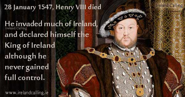 King Henry VIII Image copyright Ireland Calling