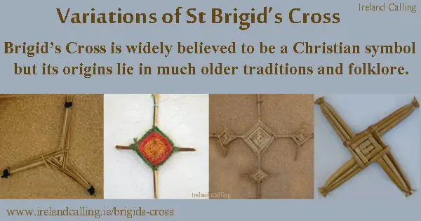 Variations on St Brigid's Cross Image copyright Ireland Calling