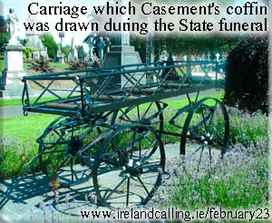 The Carriage on which Casement's coffin was drawn during State funeral