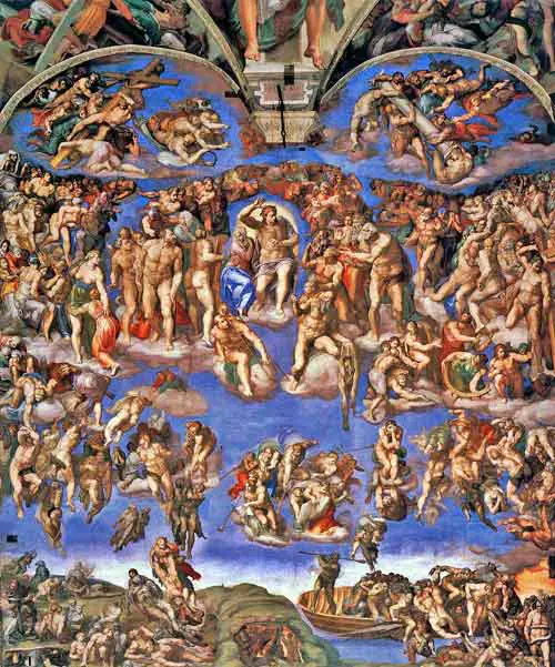  Last Judgement by Michelangelo 