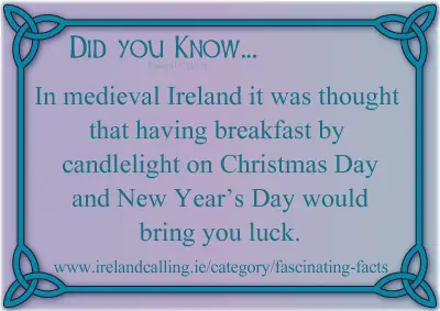 Did You Know graphic copyright Ireland Calling