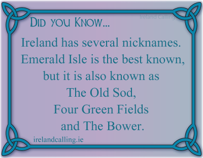 Did You Know graphic - copyright Ireland Calling
