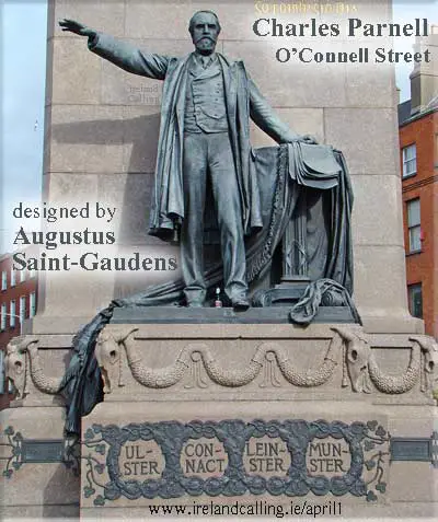Parnell statue designed by Augustus-Saint-Gaudens