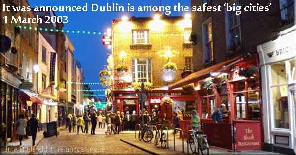 Dublin  - safe city Image Ireland Calling and Jule Bielefield
