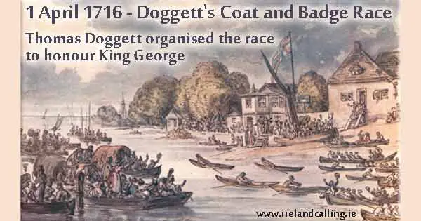Doggett_Coat_Badge_Thomas_Rowlands Image Ireland Calling