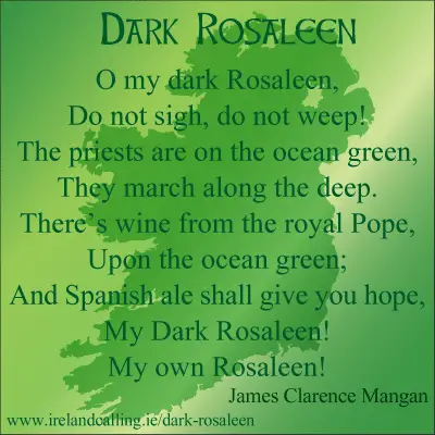 Dark Rosaleen by James Clarence Mangan